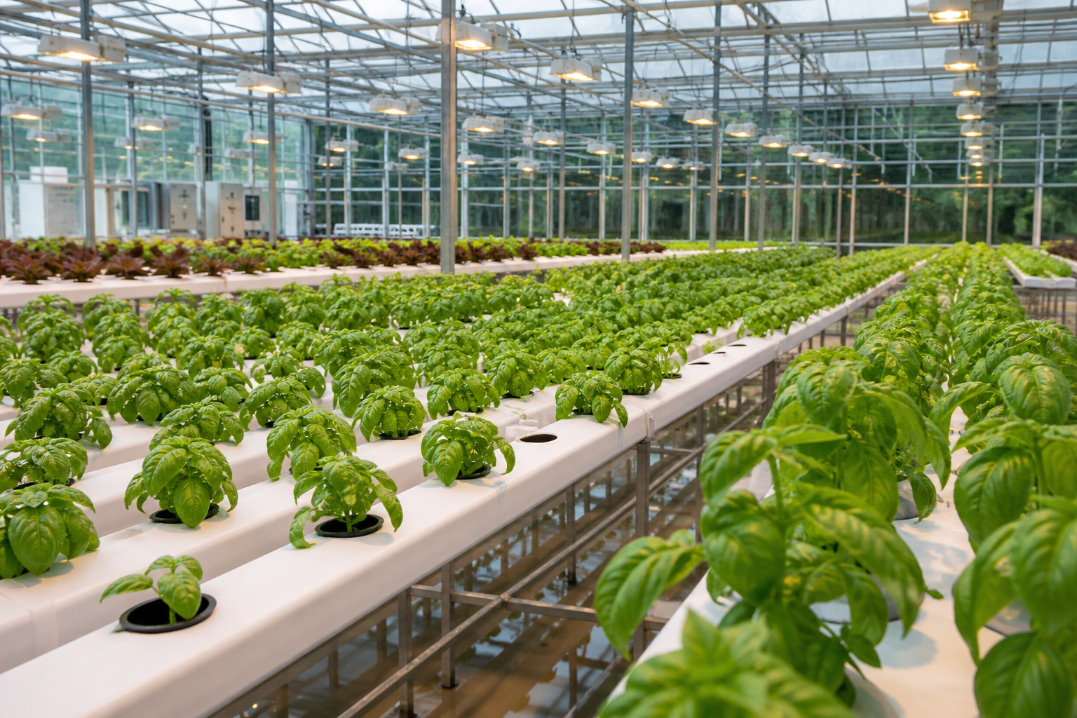 Advanced hydroponic agricultural facility